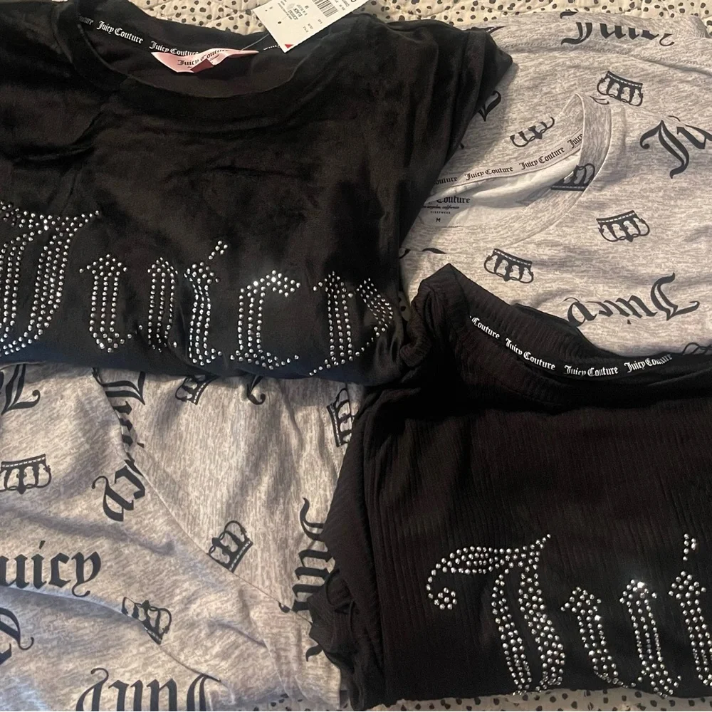 Juicy Couture Night Gowns - Black and Gray - Picture 1 of 5